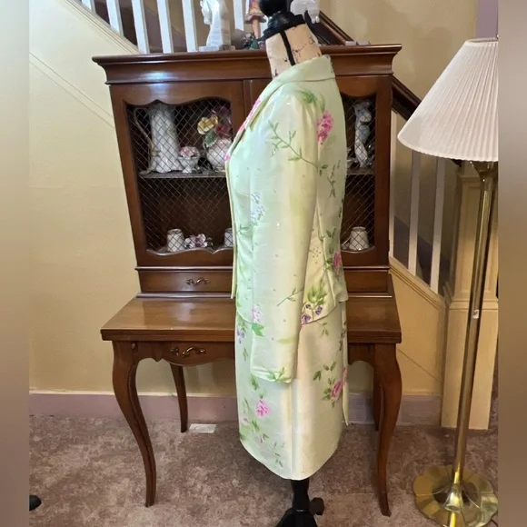 ❤️Rickie Freeman by T. J. Nites 2 Pc Silk and Wool Dress and Jacket.  Size 10. - Picture 3 of 16